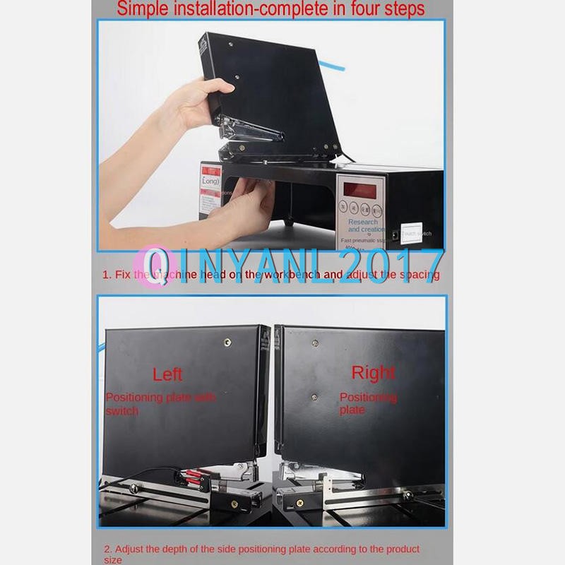 Three-head Pneumatic Stapler Electric Binding Machine Automatic Stapling Machine