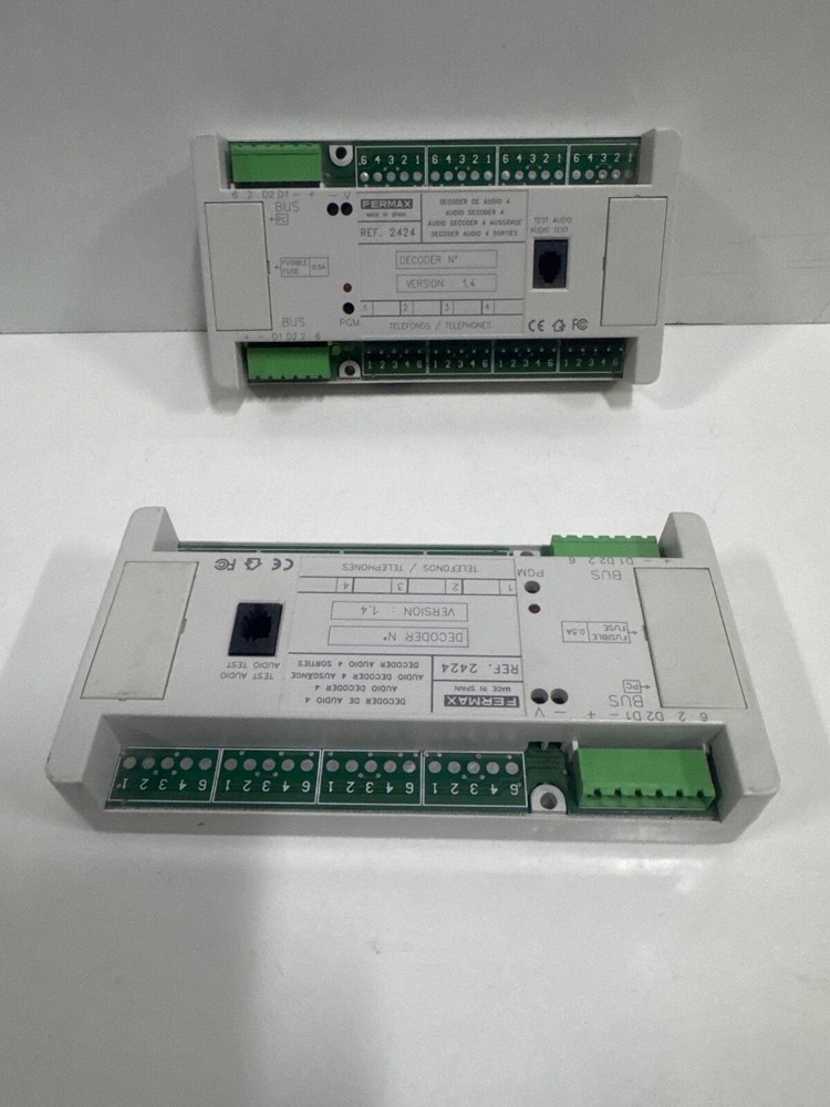 LOT OF 2 PCs FERMAX 4/W MDS AUDIO DECODER REF 2424