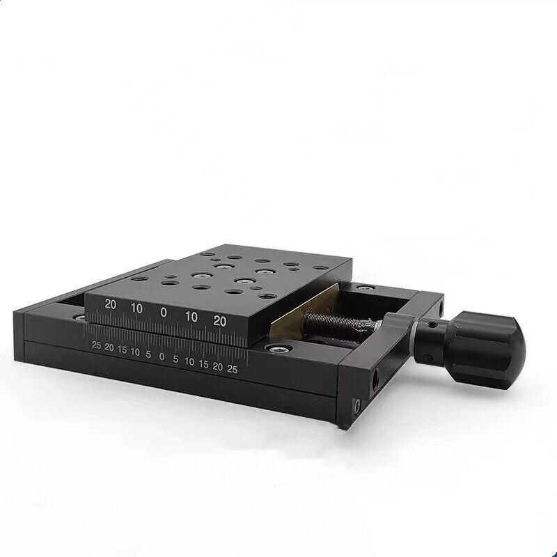 100MM Width Manual Dovetail Displacement Table Slide Platform Stroke 50MM new