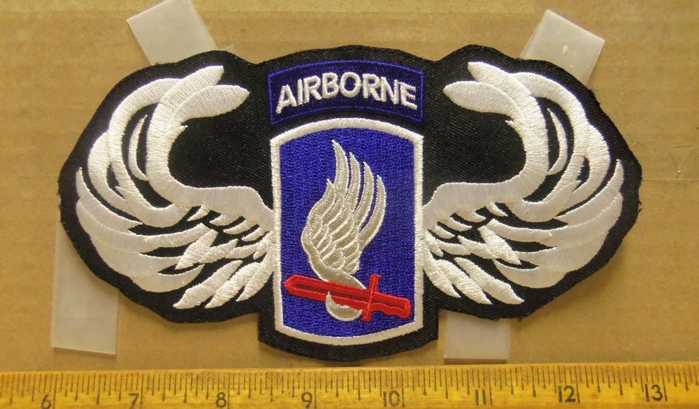 X-Large US Army – 173rd Airborne Wings Embroidered Patch