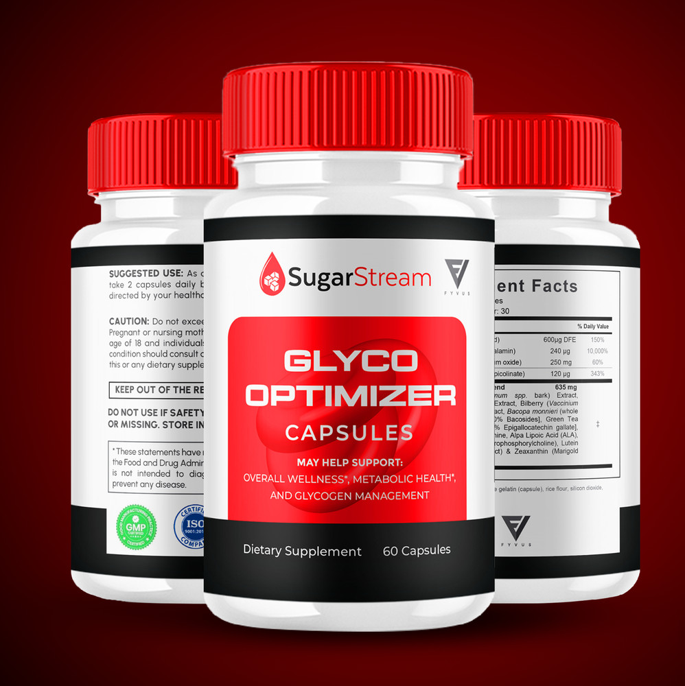 (5 Pack) Sugar Stream Glyco Optimizer Capsules SugarStream Pills (300 Capsules)