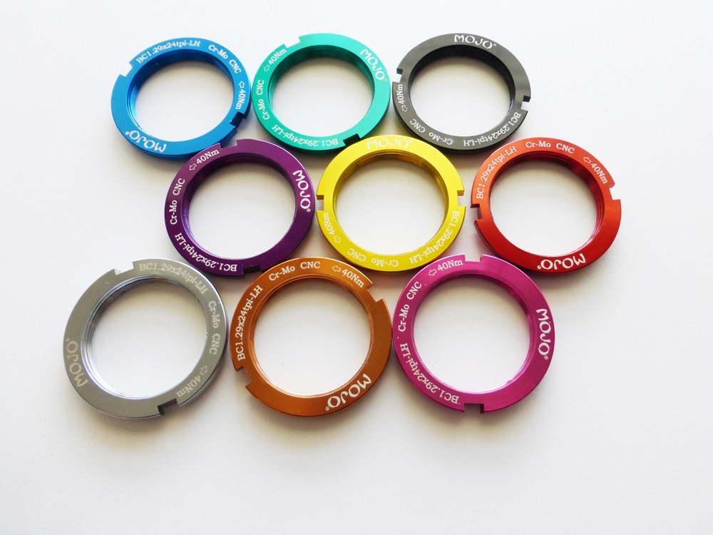 MOJO Fixed Gear Lockring - CNC Cro-Mo - ORANGE - Fits all cog sizes