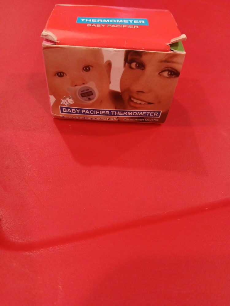 Baby Pacifier Thermometer Color Pink