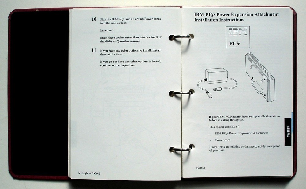 IBM PCJr Manuals LOT: Guide to Operations, BASIC, Hands-On BASIC