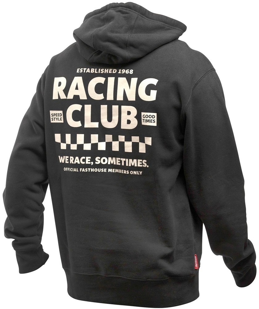 Fasthouse Members Only Mens Pullover Hoody Black