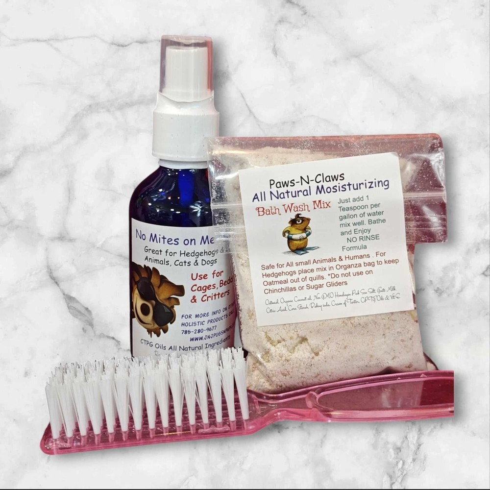 Hedgehog Bath N Groom Kit