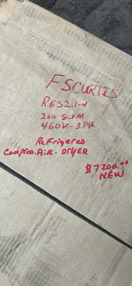 FSCURTIS refrigerated compressed air dryer