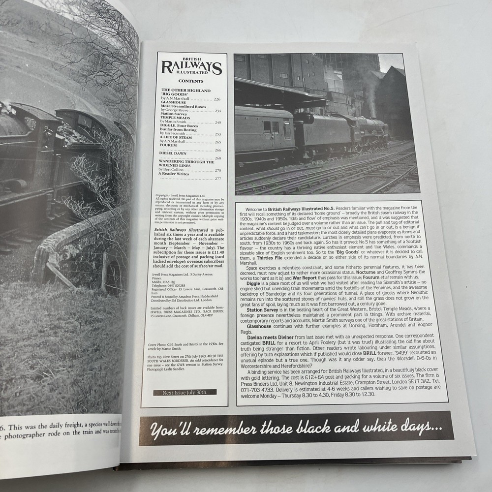 British Railways Illustrated Magazines Bundle x 7 Vol 1 & 2 Issues