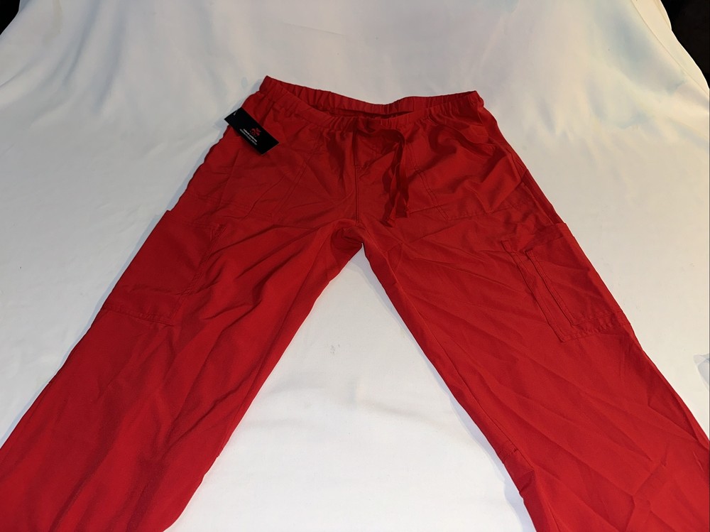 Red Natural Uniform scrub Size Medium BNWT