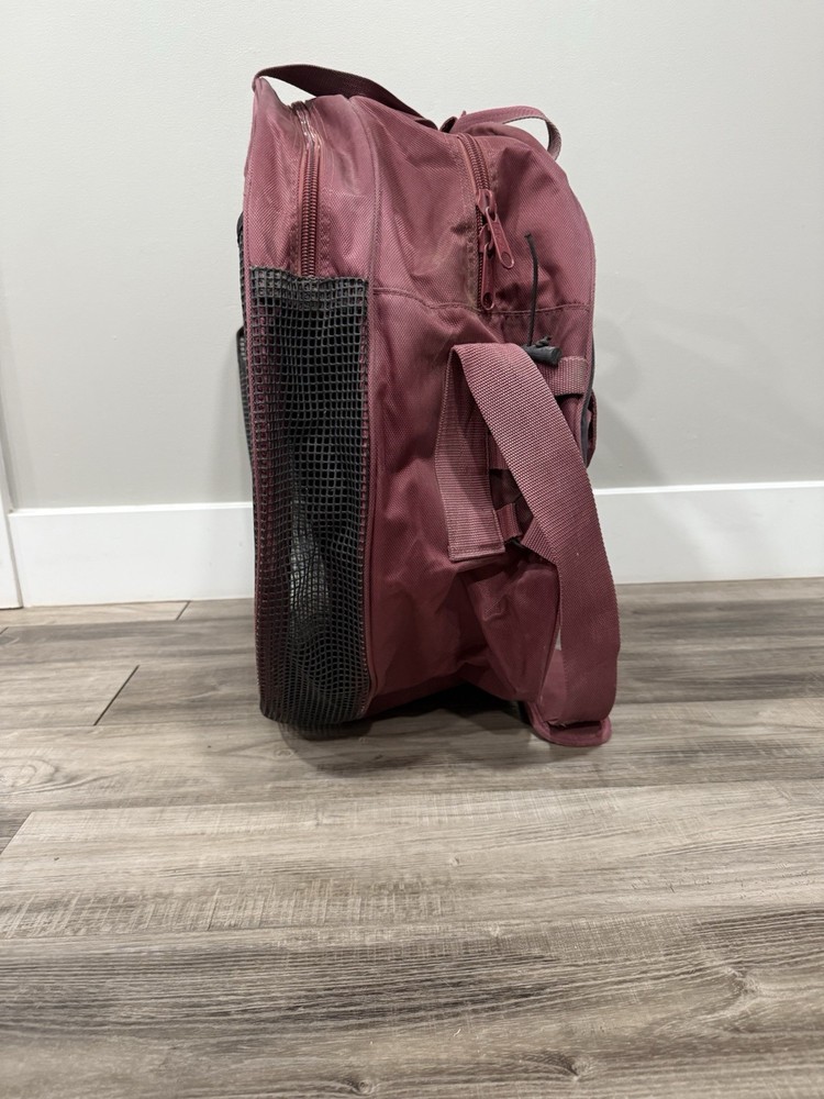 Classic Rope Bag – Maroon/Gray
