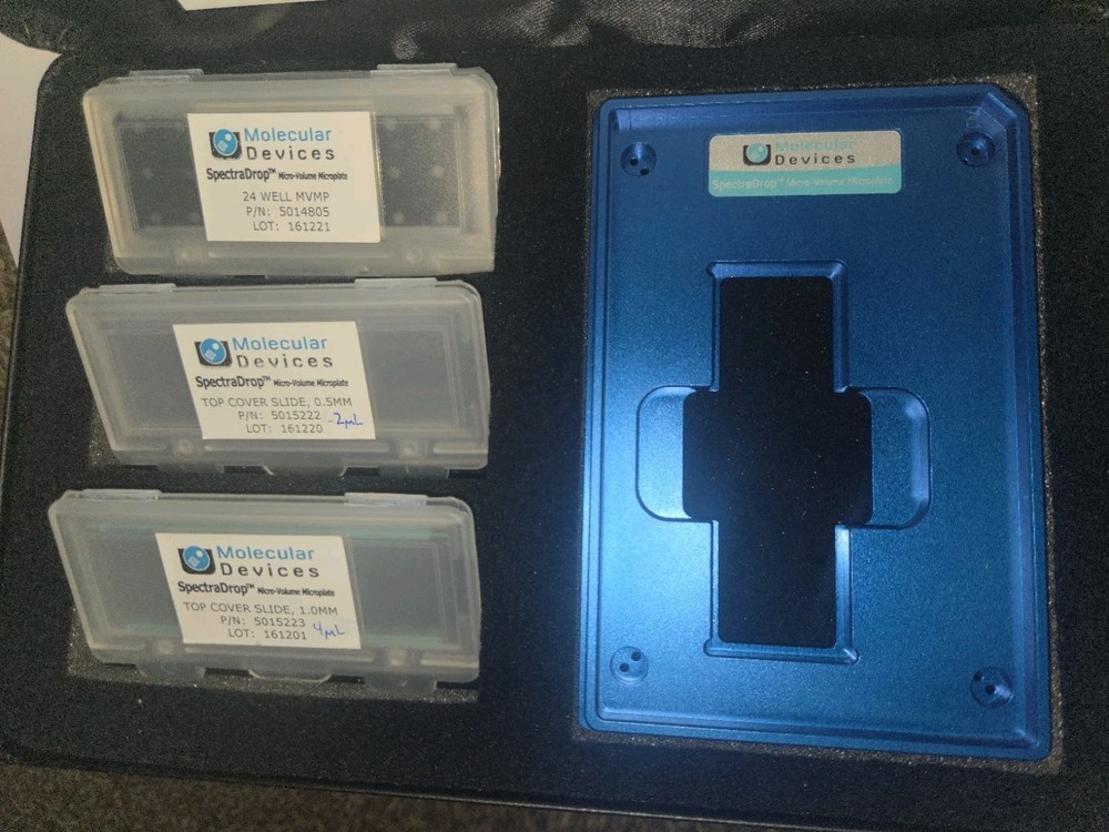 Molecular Devices SpectraDrop Starter Kit 0200-6262 Microplate Adapter & Slides