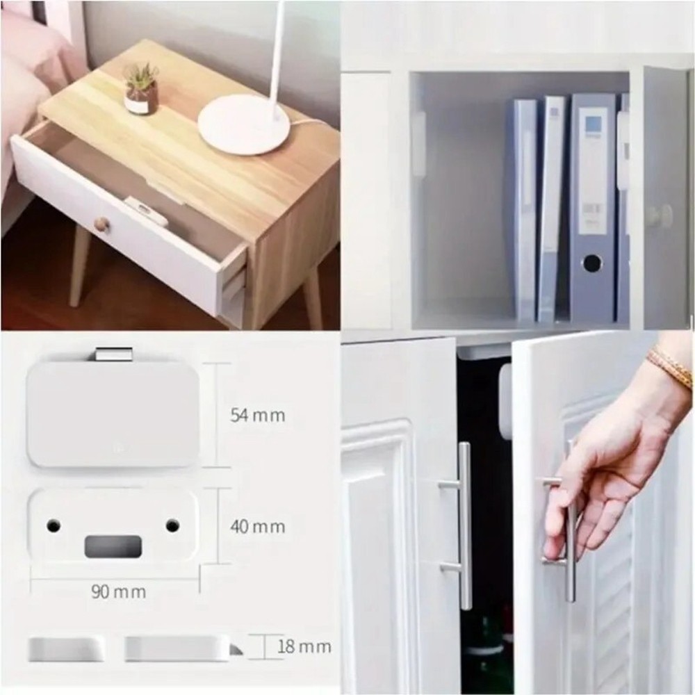 Tuya Lock Bluetooth Drawer Lock, Security Cabinet Electronic Lock Keyless4581