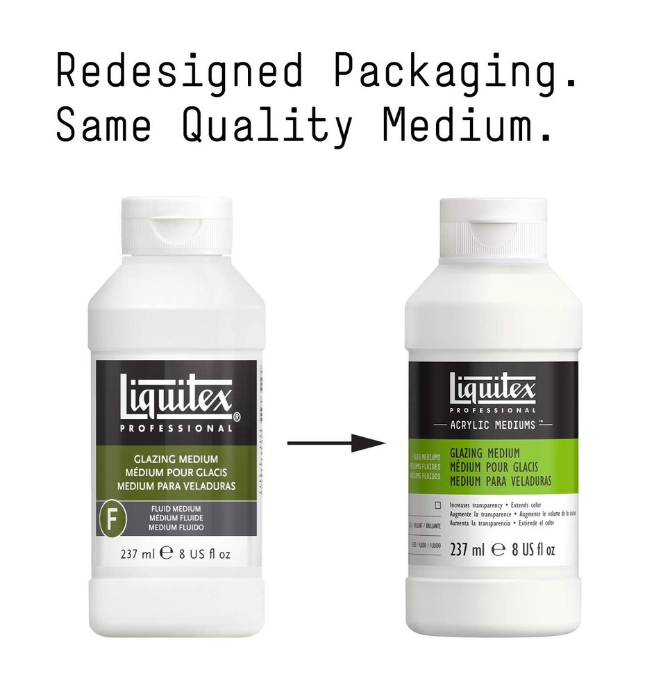 Professional Fluid Medium, 237ml (8-oz), Glazing Medium