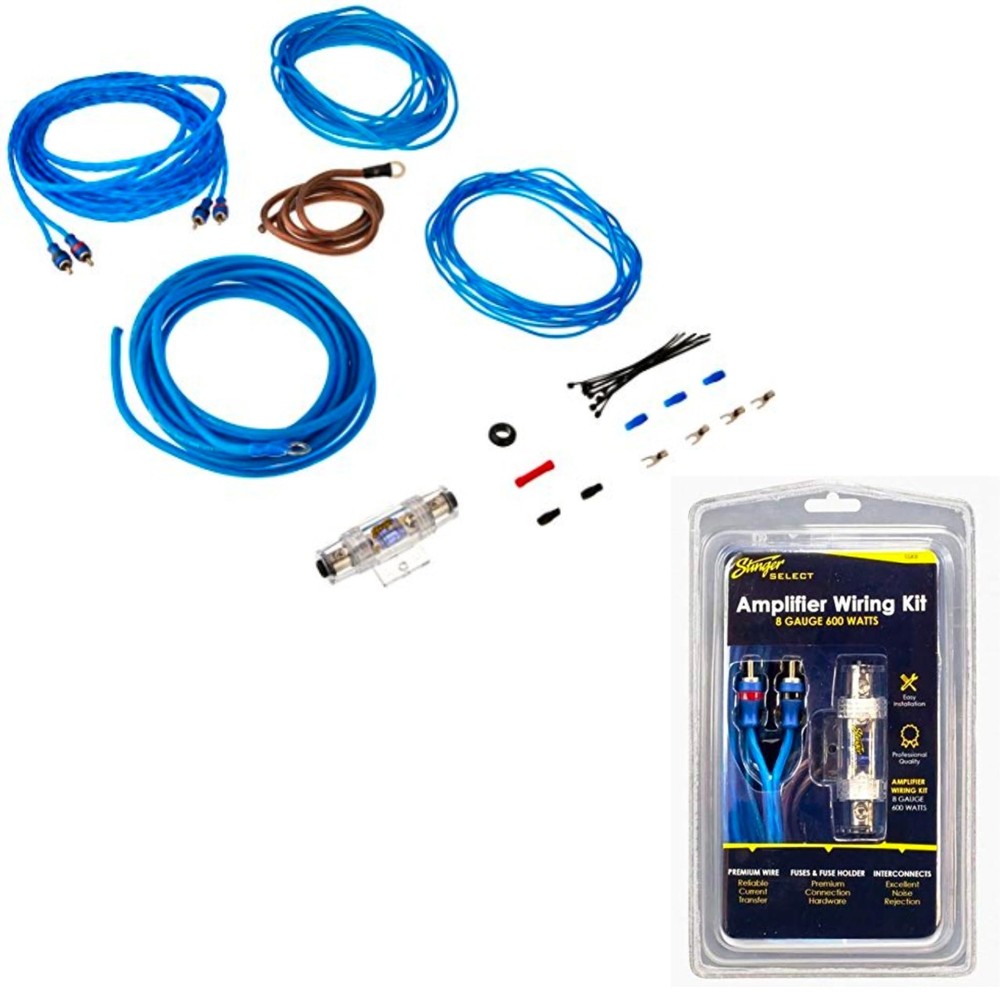 8 Gauge 600-Watt Complete Auto Amplifier