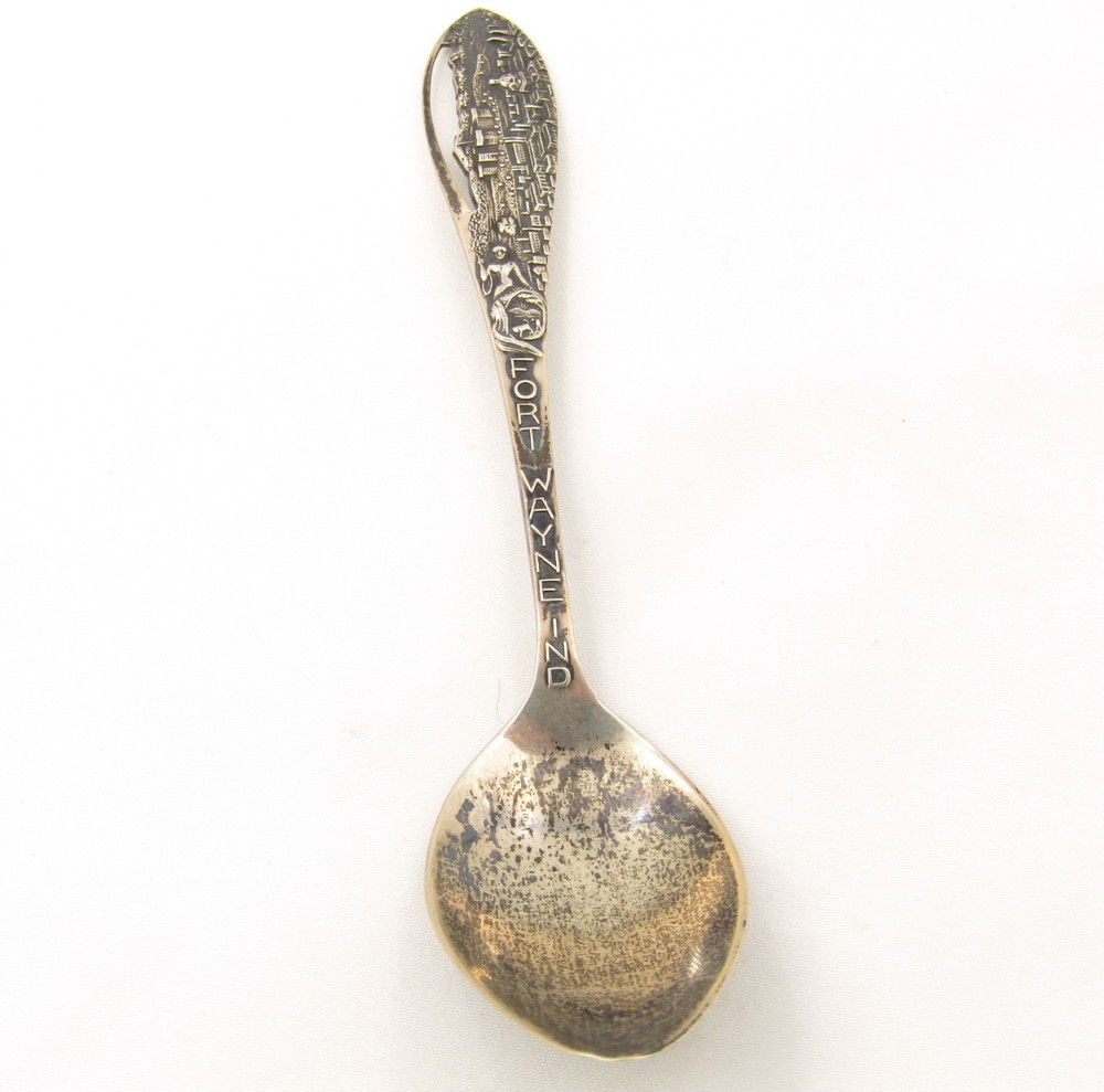 Sterling Silver Fort Wayne Souvenir Spoon
