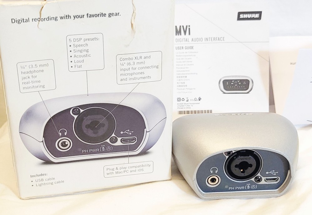 Shure MVi/A-LTG Digital Audio Interface