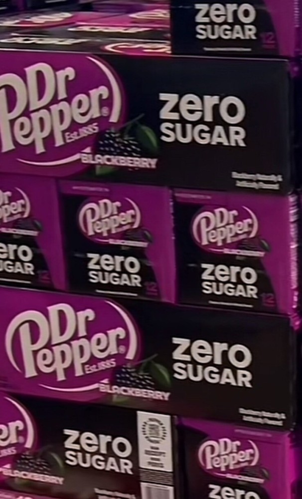 🤩ZERO🤩 1x 12oz 12pk Dr. Pepper BlackBerry Zero Sugar Cans