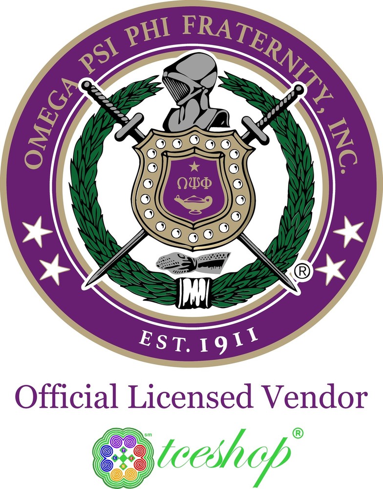 Omega Psi Phi 2 Fold Collapsible Umbrella [Purple]