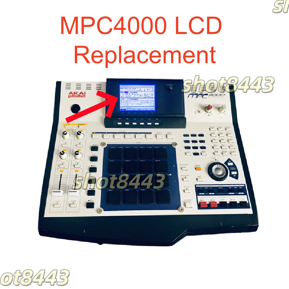 For Akai MPC4000 DPS16 LCD Display Screen Replacement Plug & Play