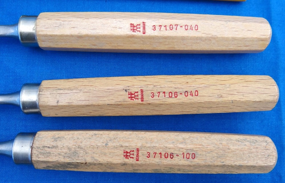J.A. Henckels GERMANY Gunsmithing Wood Chisels Gouges Flat & Curved Brownells