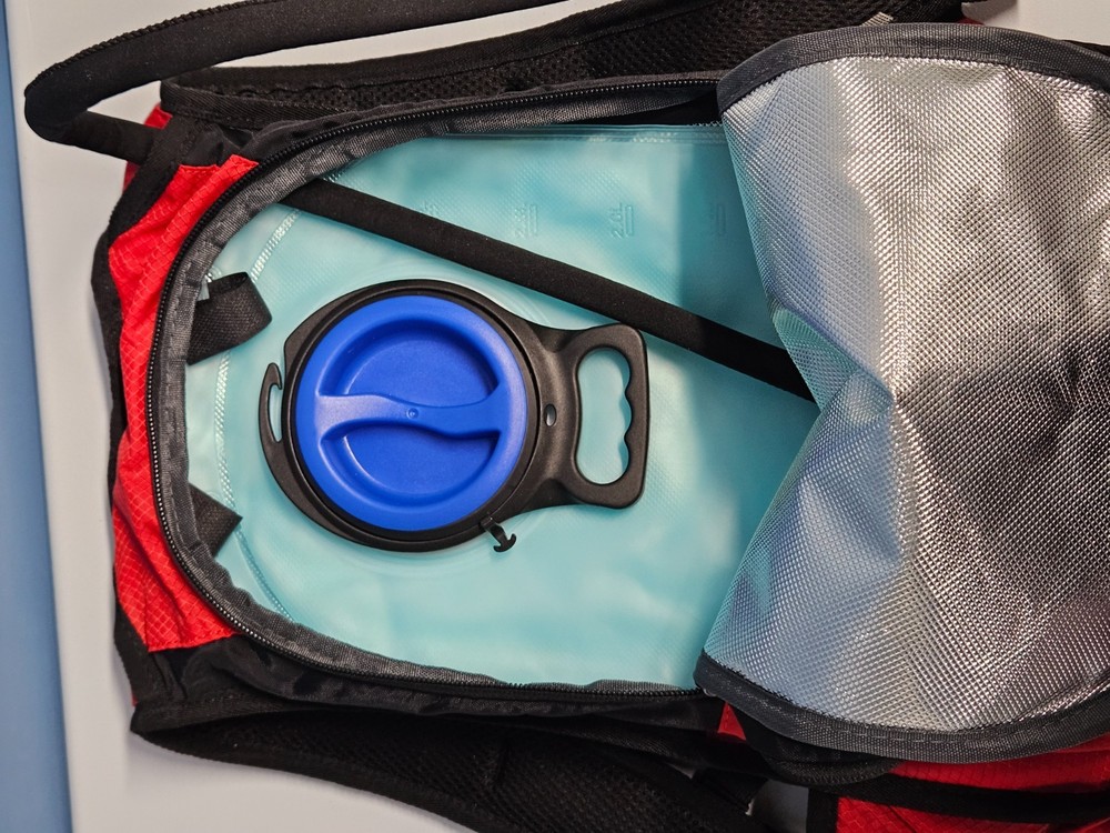 Reinos Hydration Pack Backpack Red - 3L Capacity - Preowned