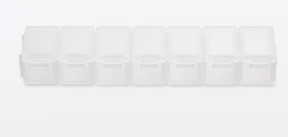 MUJI Polypropylene Connecting Pill Case 7-link type