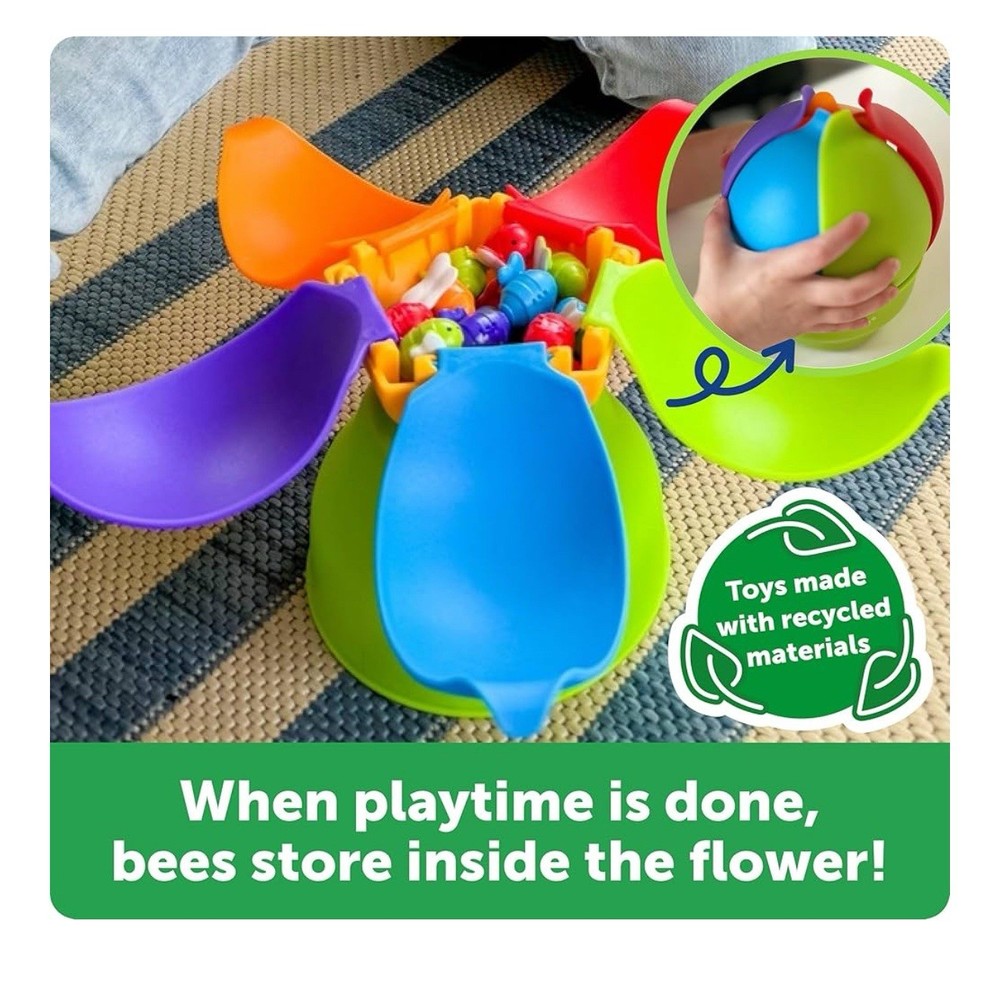 Learning Resources Blooming Balance Bees Fine Motor Sorting Eco Friendly Set NEW