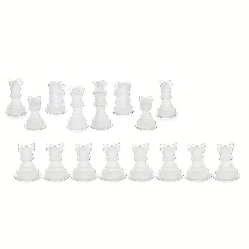 16pc/7pc Chess Set Resin Molds