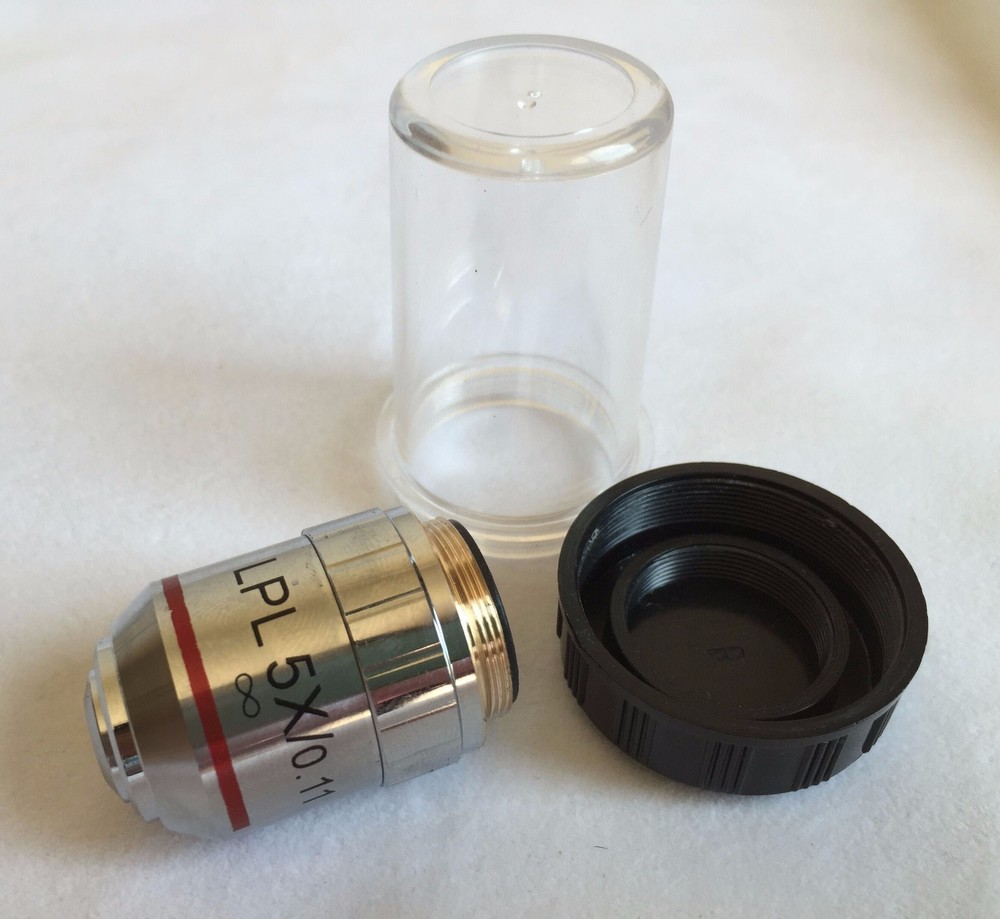 New Metallurgical Microscope 5X Infinity PLAN Achromatic Long Objective Lens