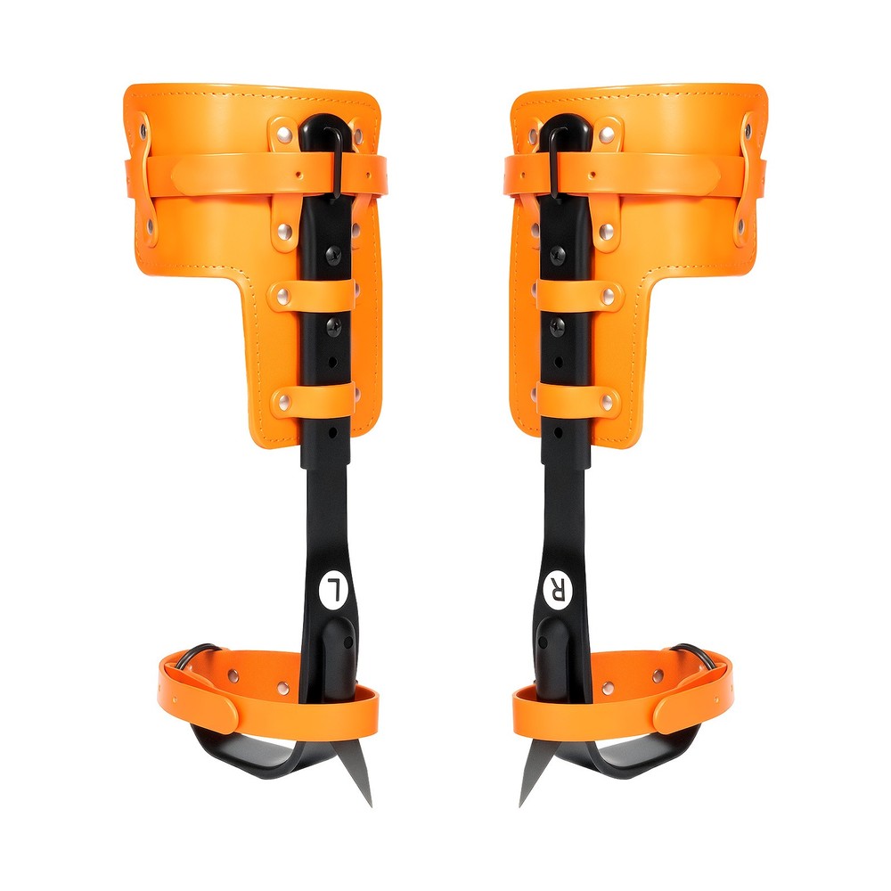 Tree Climbing Spike Set Pole Climbing Spurs Climber Gaffs+Strap Adjustable 100kg
