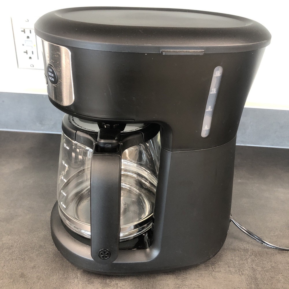 Mr. Coffee 12 Cup Programmable Coffee Maker with Strong Brew, Stainless Clean