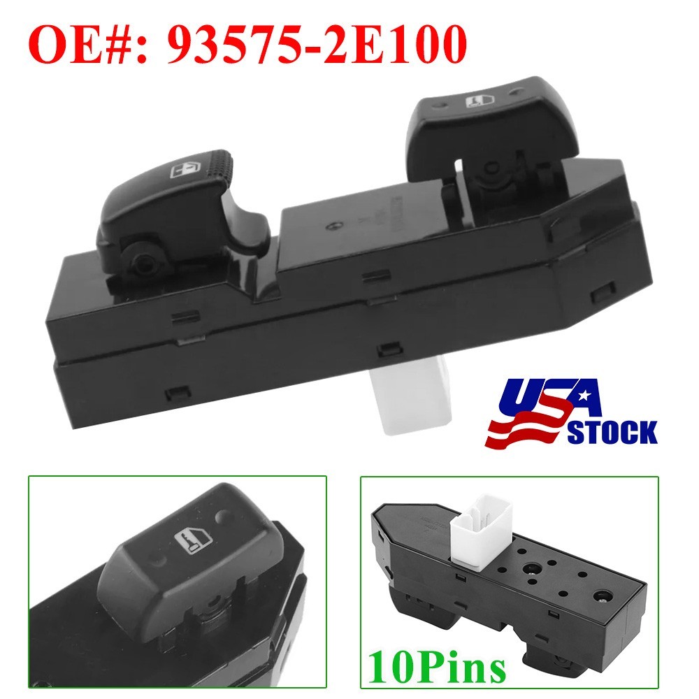 Power Window Switch US 935752E100 Front Right Passenger Side Control 93575-2E100