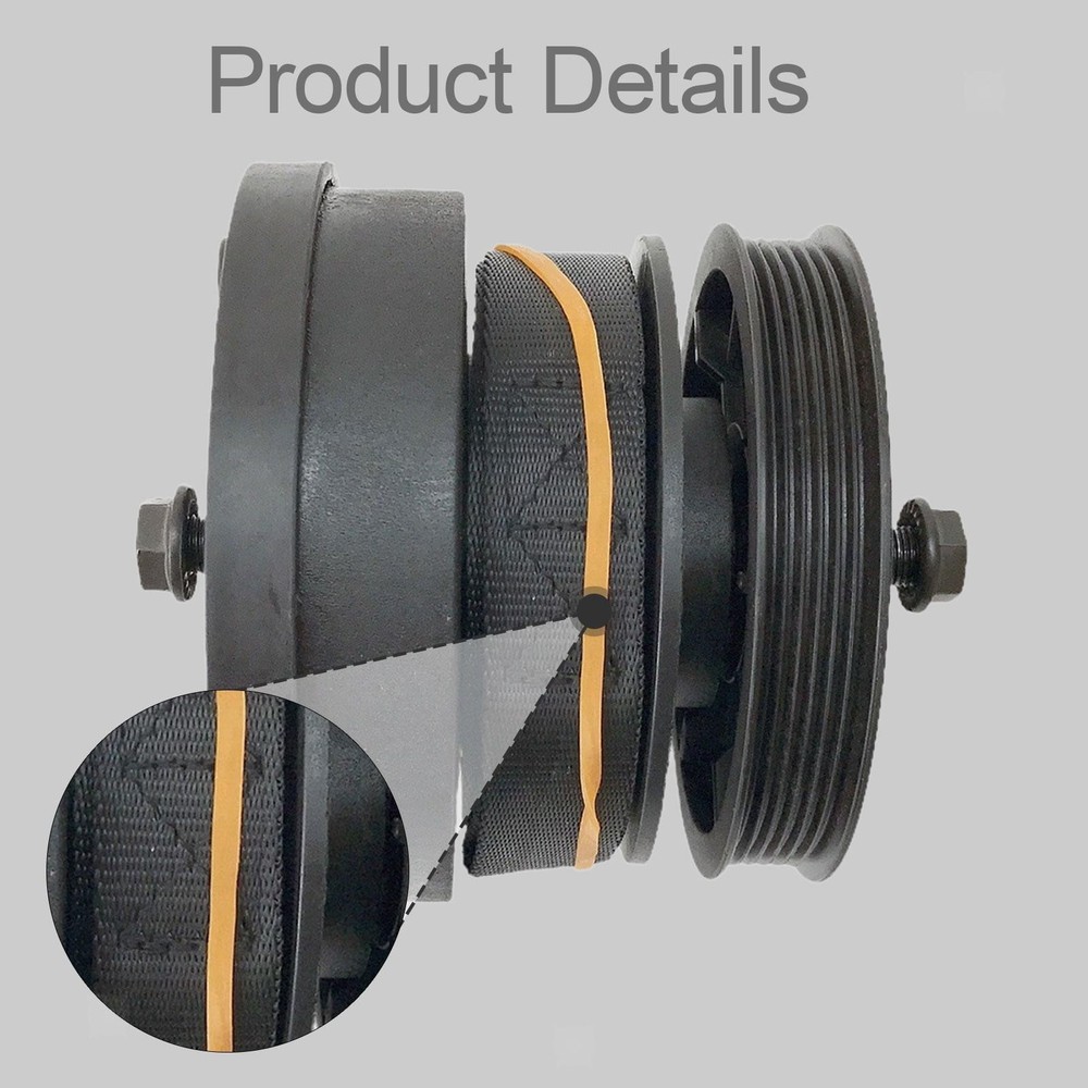 Webbing Damper Pulley Elastic System Rowing Machine Pullback