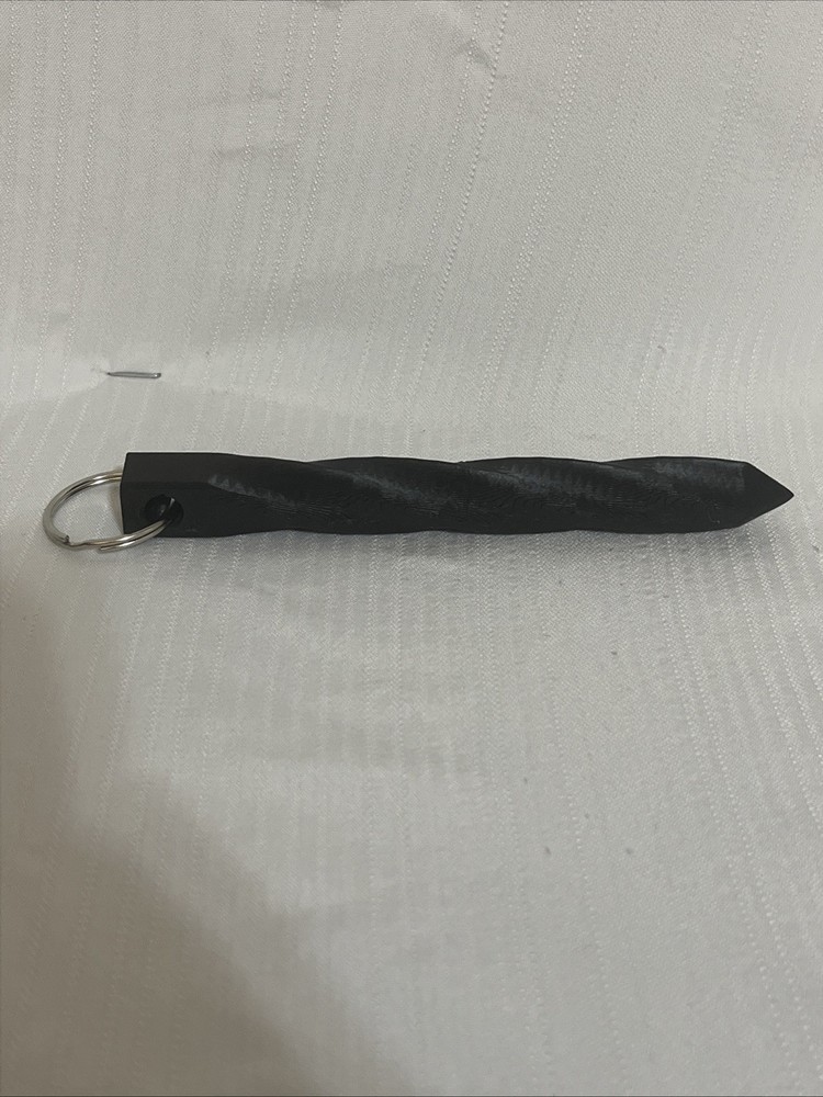 EDC Easy Use Kubaton w/ Key Ring "Railway Spiker" Design Polymer Construction