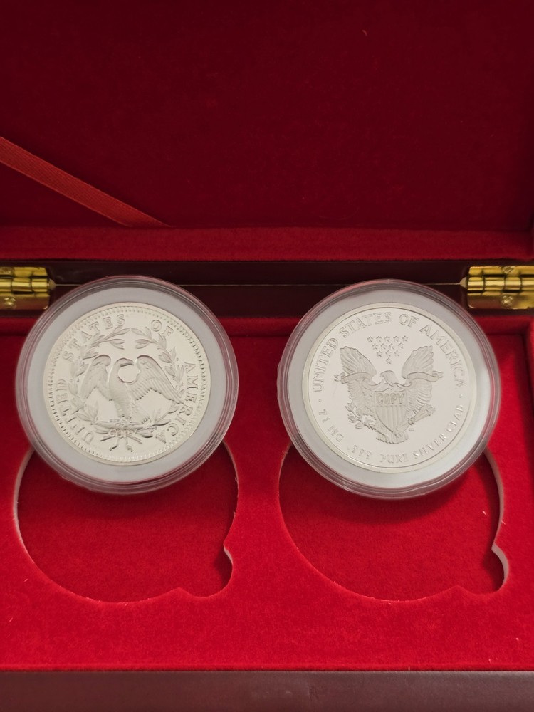 Set-2009 CLAD Silver Eagle Proofs / 1794 Liberty Silver Proof Authentic