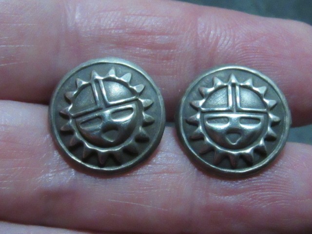 native American sterling earrings