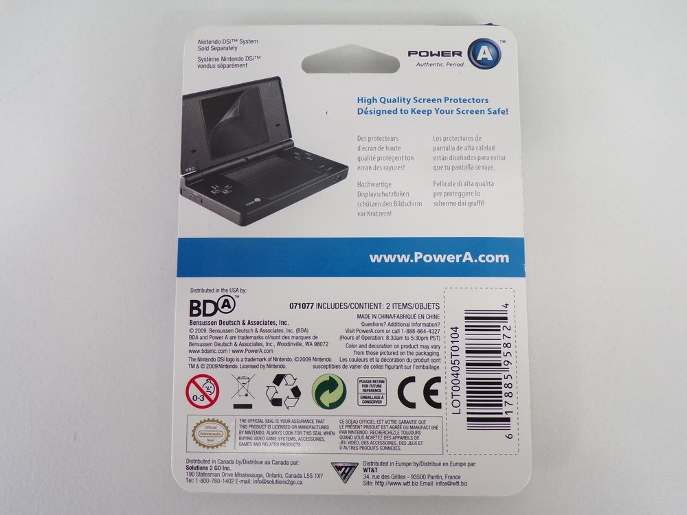 Nintendo DS screen protectors