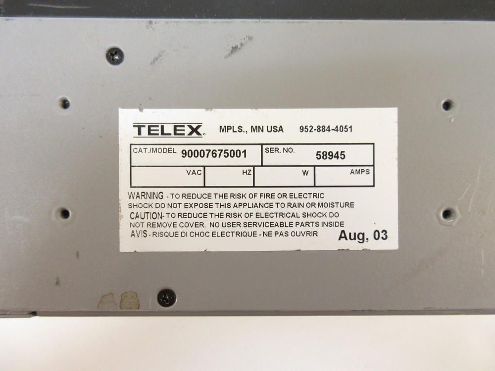 RTS Telex EKP-32 Expansion Panel for KP-32 Intercom