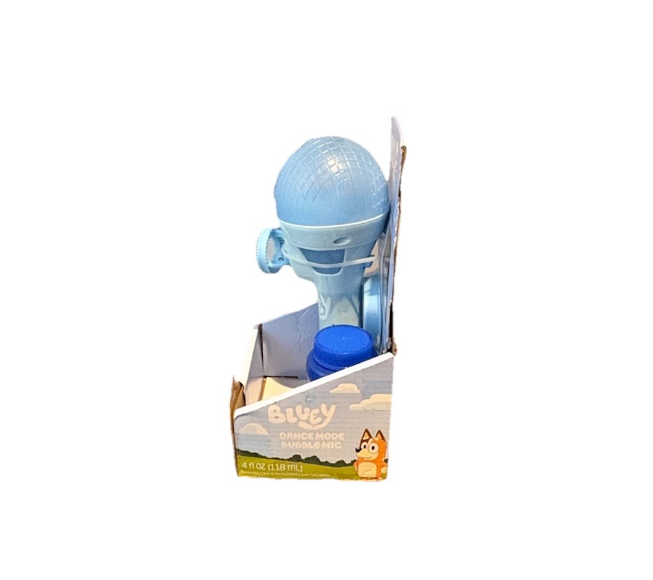 Bluey Dance Mode Bubble Machine Toy Microphone New Damaged Box