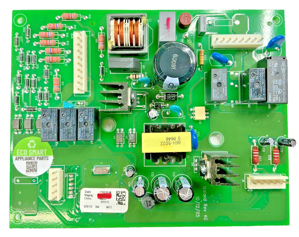 12920710 OEM Whirlpool Refrigerator Main Control Board Replacement