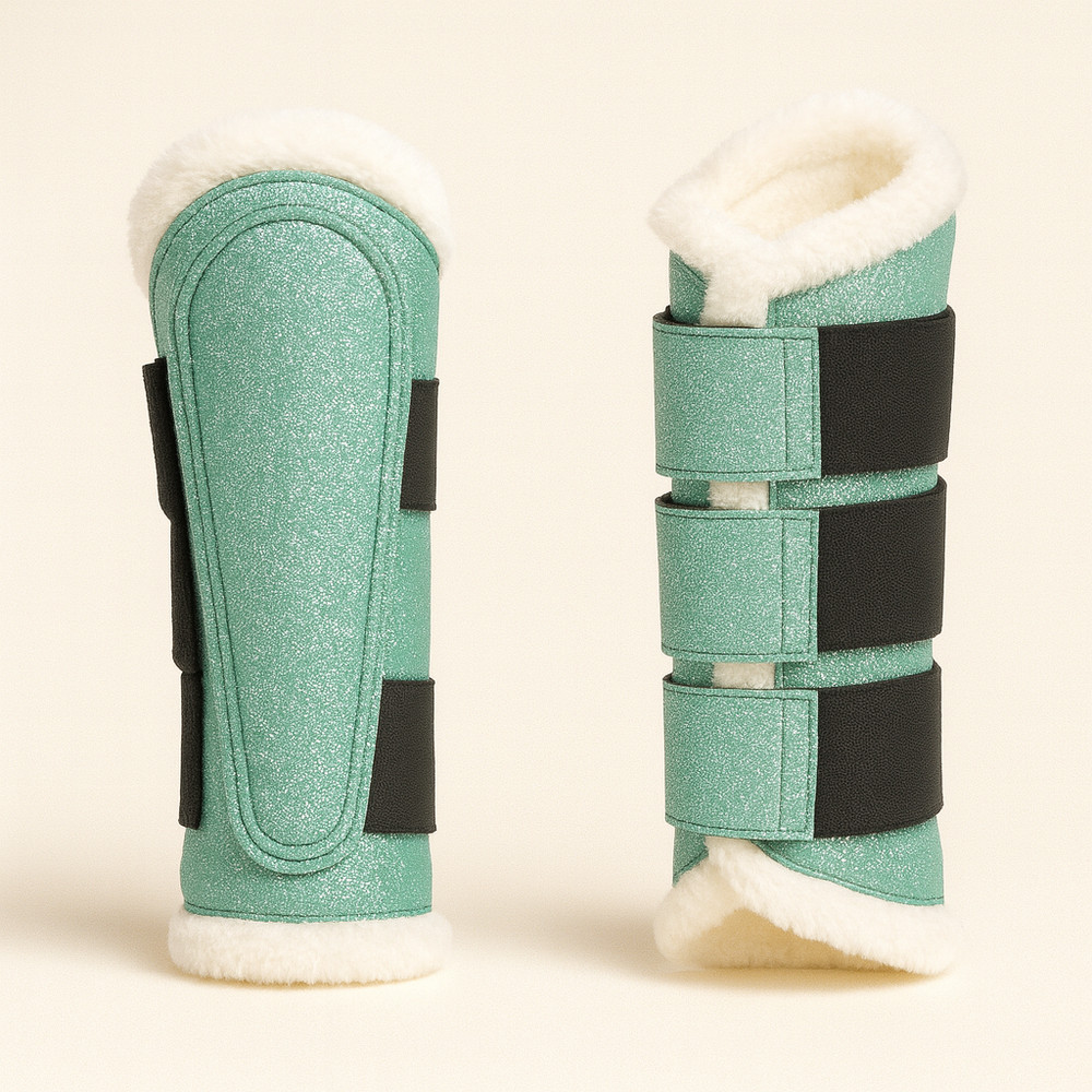 Dragon Saddle Pad Set with Ear Bonnet and Blushing Boots