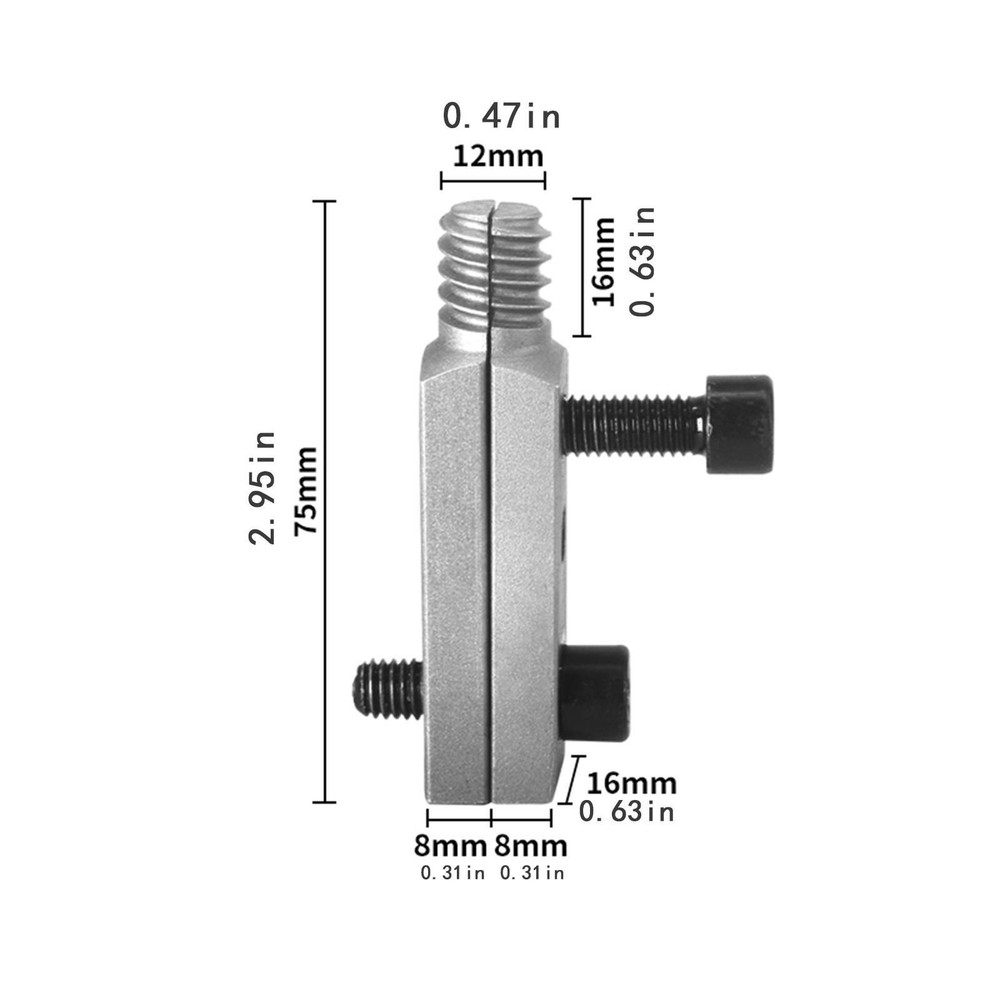 Broken Pipe Thread Extractor Tool Sturdy Metal Broken Valve Thread Extractor