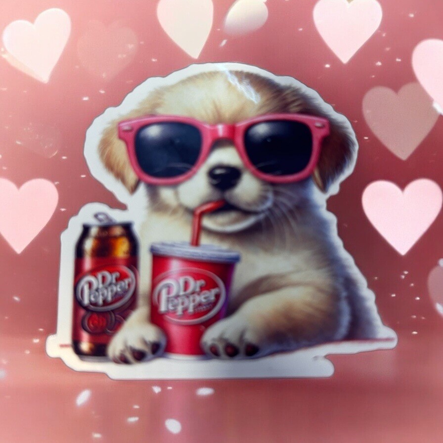 Dr Pepper With A Puppy