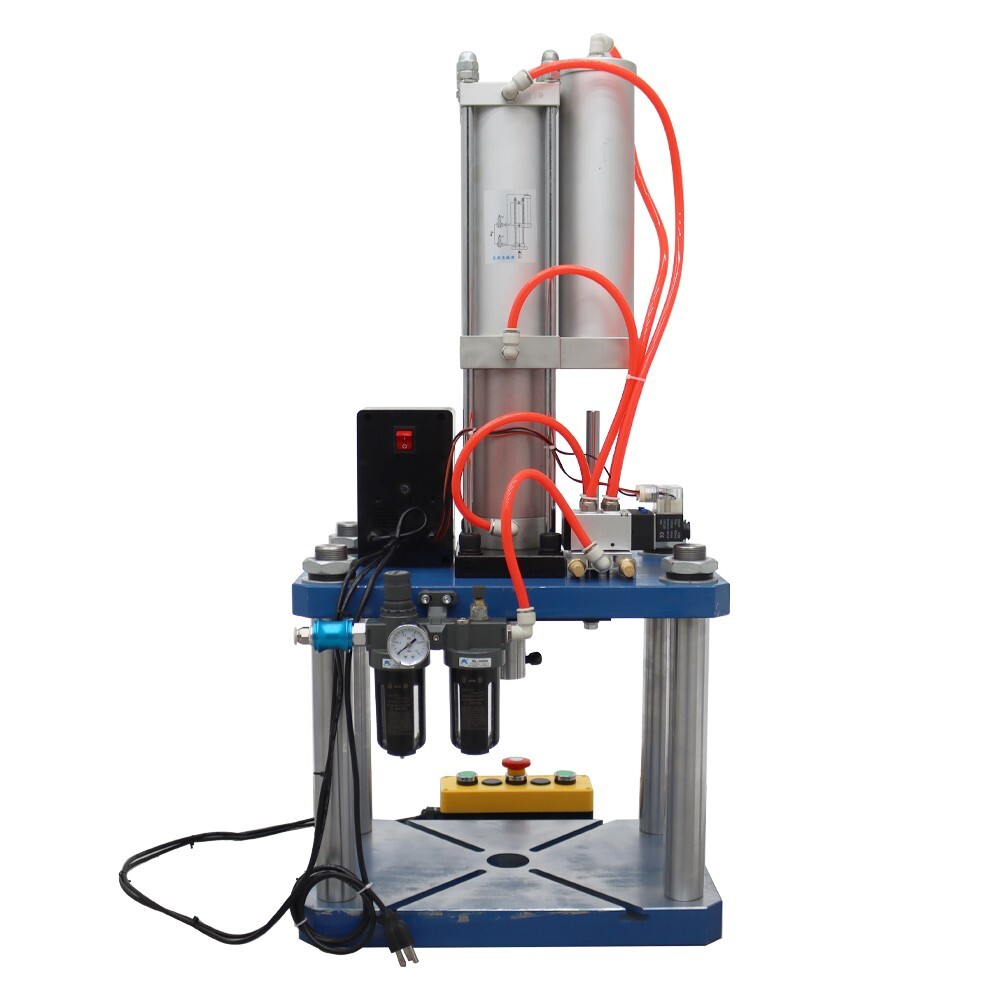 110V 11023Lbs Pneumatic Punch Press Machine with Controller Four Column