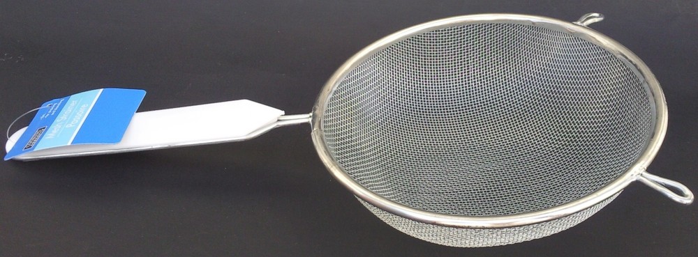 KITCHEN MESH STRAINERS for Straining, Sifting & Blanching SELECT: Size Strainer