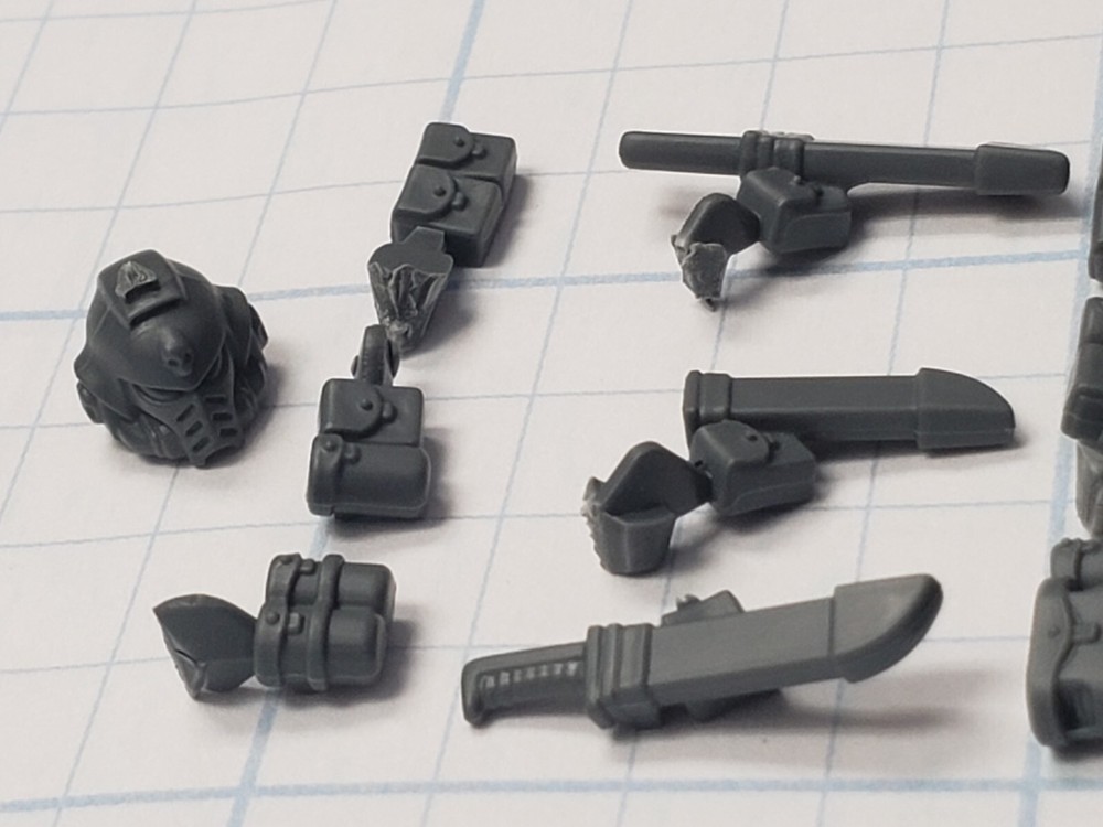 Warhammer 40k Space Marine Primaris Bits Assault Intercessor Ammo Packs Sheaths