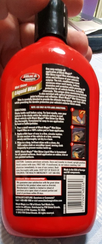 Vintage Black Magic Wet Shine Liquid Wax