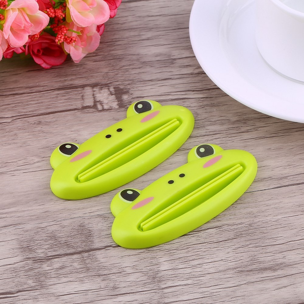 2pc Toothpaste Tube Squeezer Easy Squeeze Paste Dispenser Roll Holder