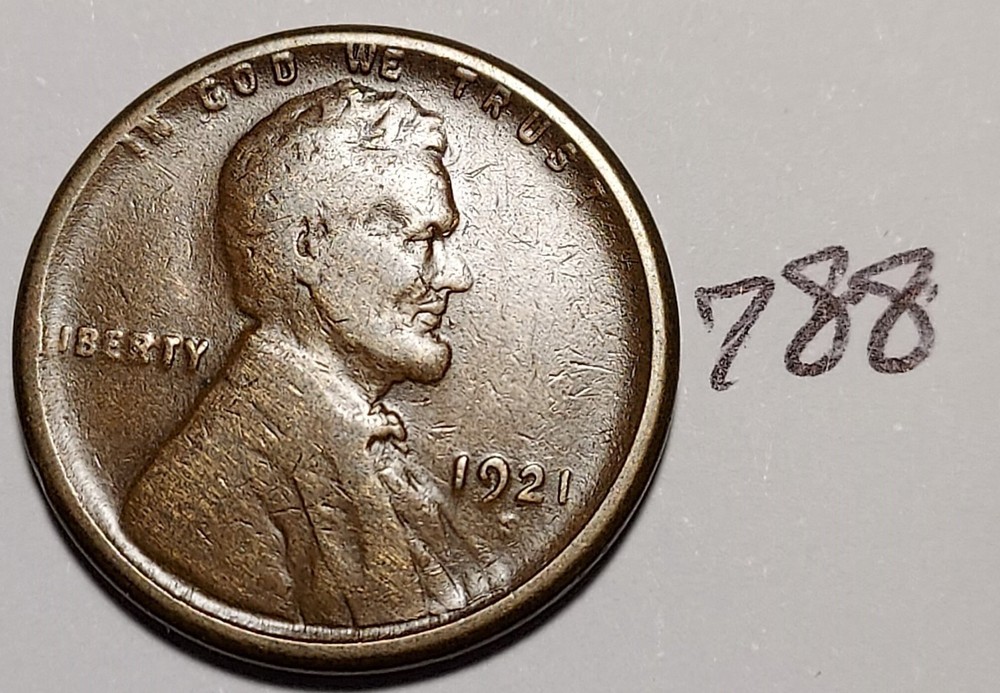 1921-S Lincoln Wheat Cent #788