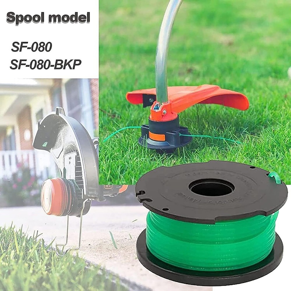 SF-080 Auto Feed String Trimmer Spool Line for Black & Decker GH3000 Model NEW